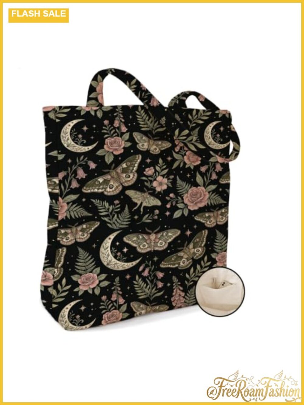 Large Polyester Reusable Grocery Tote Bag Shoulder Bag Beach Travel